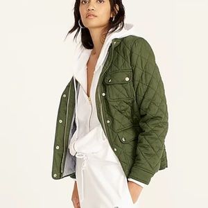 J.Crew Quilted downtown field jacket